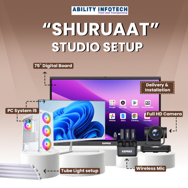 Studio Setup For Online Teaching