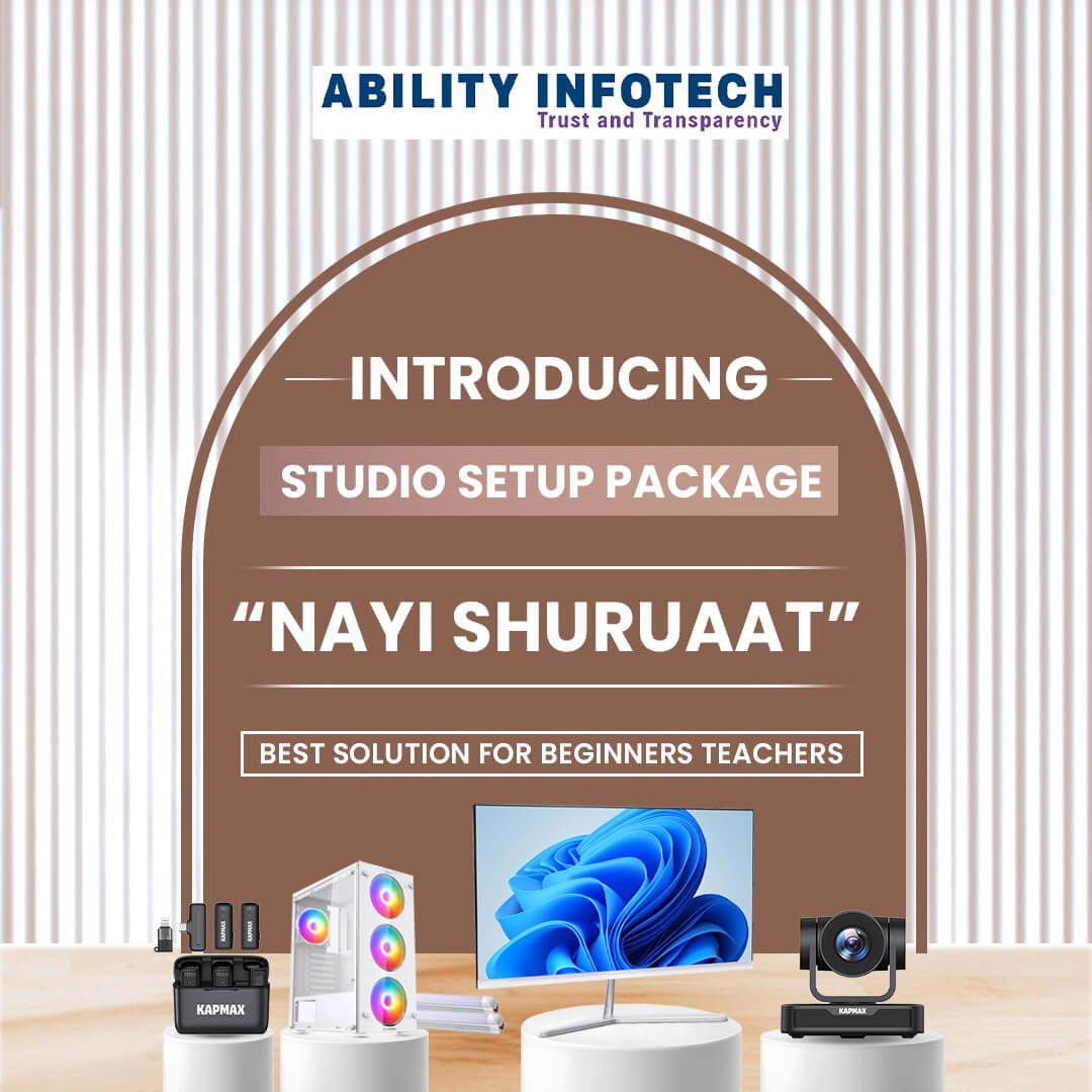 Studio Setup For Online Teaching