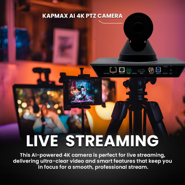 Kapmax camera for live streaming