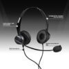 Kapmax headset for call center