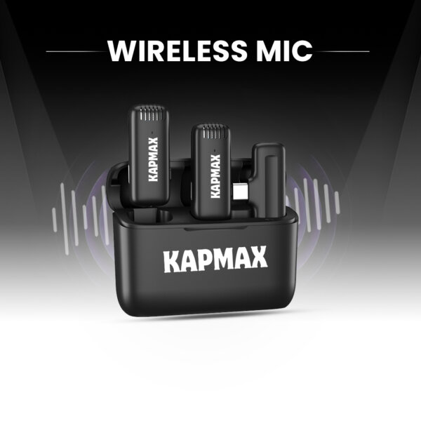 Kapmax wireless mic for youtube