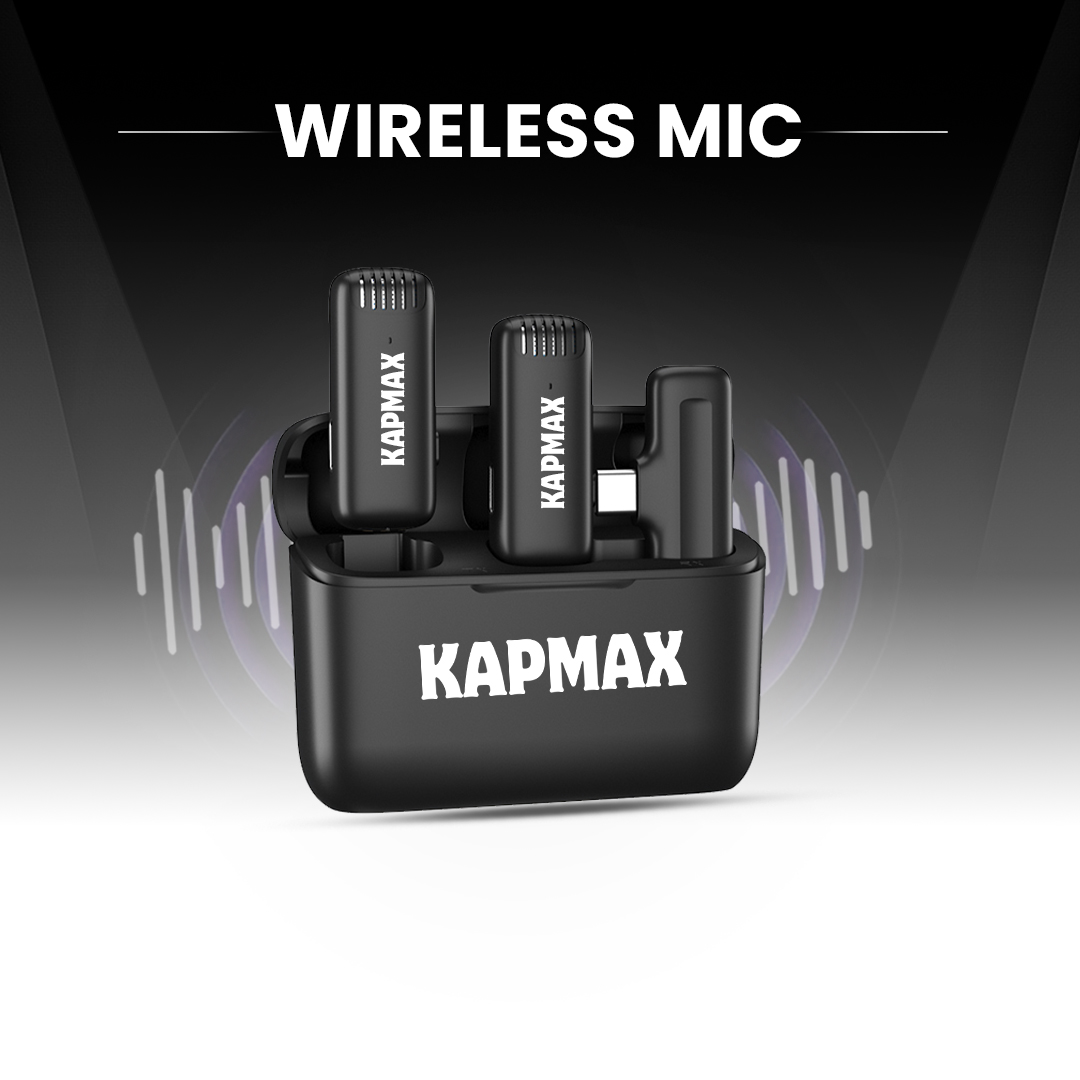 Kapmax wireless mic for youtube