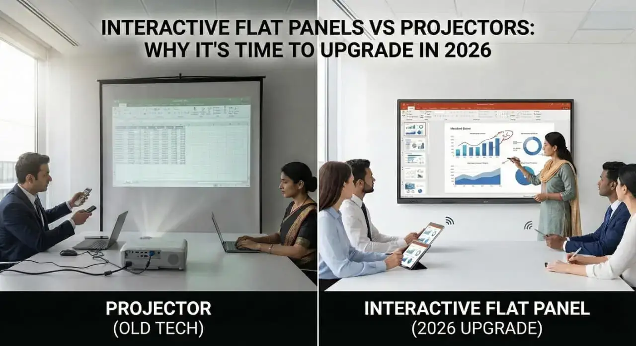 Interactive Flat Panels Vs Projectors For Meeting Rooms